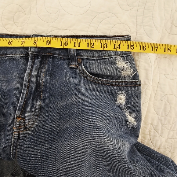 Rewash Distressed Blue Ankle Jeans for Women Size 29 - Picture 6 of 7